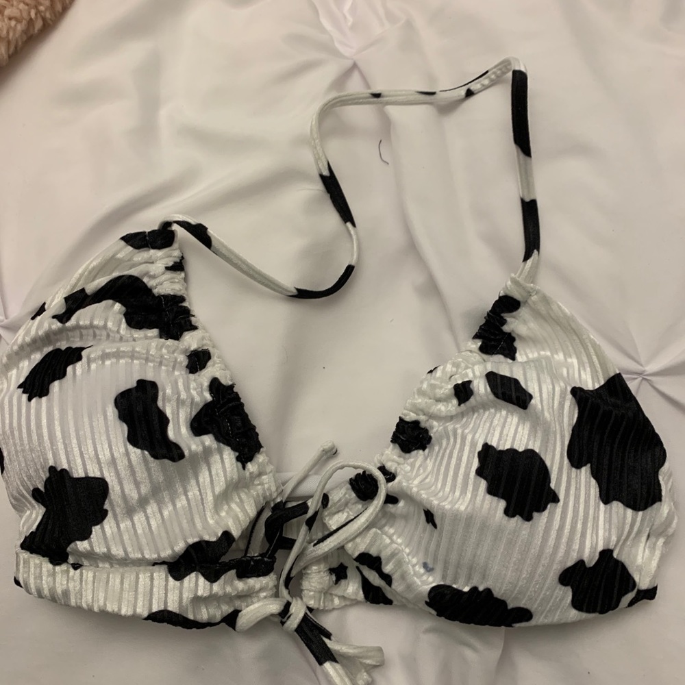 Cow print bikini
